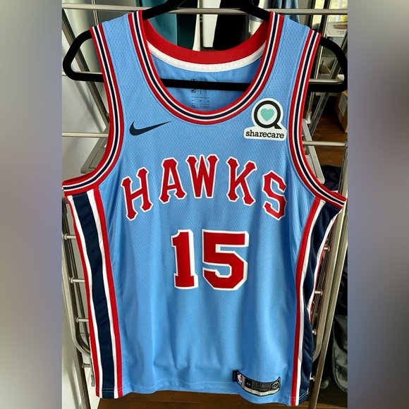 VINCE CARTER ATLANTA HAWKS NIKE MEDIUM JERSEY RARE - Picture 2 of 4